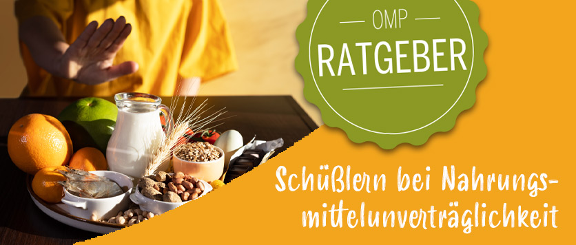 Schüßlern bei Nahrungsmittelunverträglichkeiten
