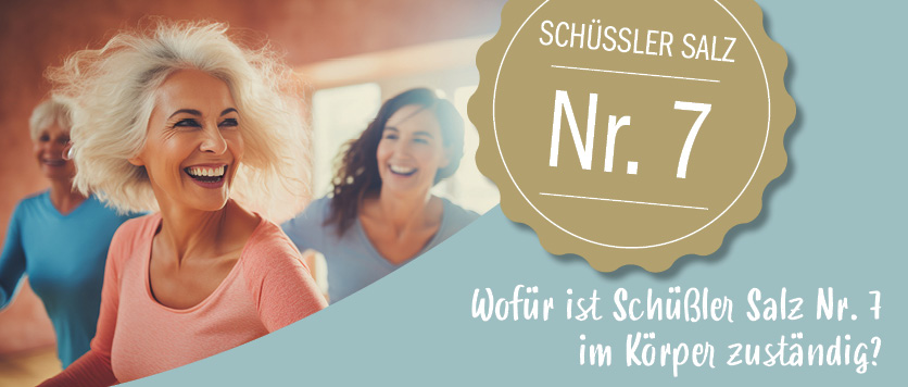 Wofür ist Schüßler Salz Nr. 7 im Körper zuständig?