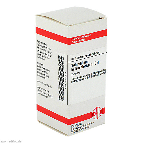 YOHIMBINUM HYDROCHLORICUM D 4 Tabletten