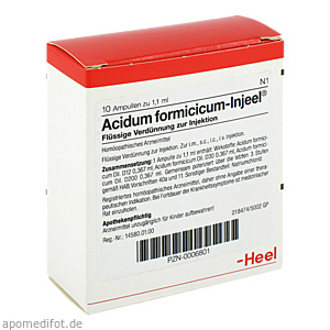 ACIDUM FORMICICUM INJEEL Ampullen