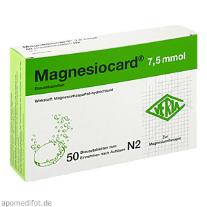 MAGNESIOCARD 7,5 mmol Brausetabletten