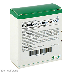 BELLADONNA HOMACCORD Ampullen