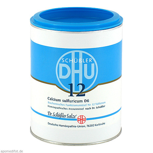 BIOCHEMIE DHU 12 Calcium sulfuricum D 6 Tabletten