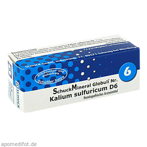 SCHUCKMINERAL Globuli 6 Kalium sulfuricum D6