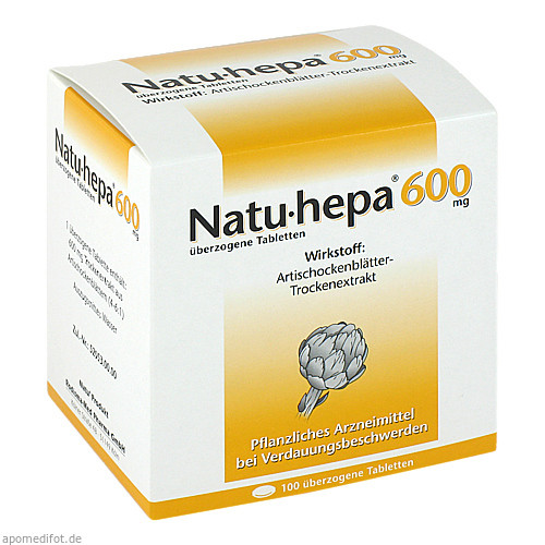 NATU HEPA 600 mg überzogene Tabletten