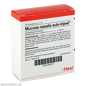 MUCOSA nasalis suis Injeel Ampullen