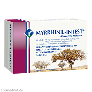 MYRRHINIL INTEST überzogene Tabletten