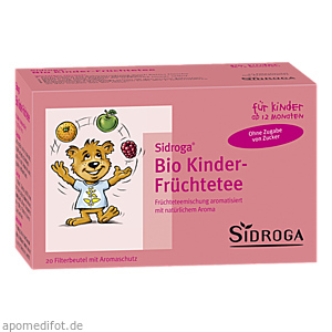 SIDROGA Bio Kinder-Früchtetee Filterbeutel