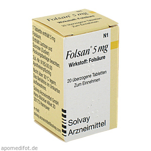 FOLSAN 5 mg Tabletten