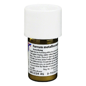 FERRUM METALLICUM PRAEPARATUM D 6 Trituration
