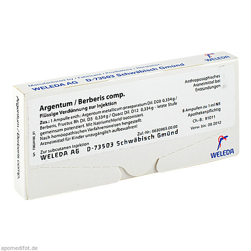 ARGENTUM/BERBERIS comp.Ampullen