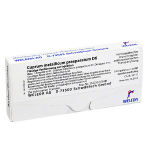 CUPRUM METALLICUM praep.D 6 Ampullen