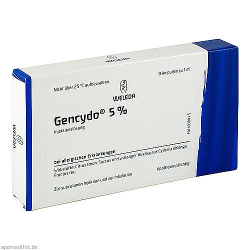 GENCYDO 5% Injektionslösung
