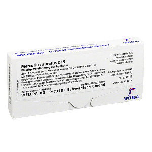 MERCURIUS AURATUS D 15 Ampullen