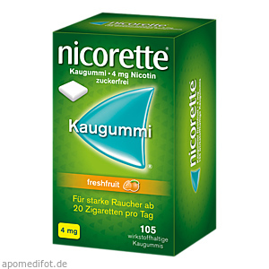 NICORETTE Kaugummi 4 mg freshfruit