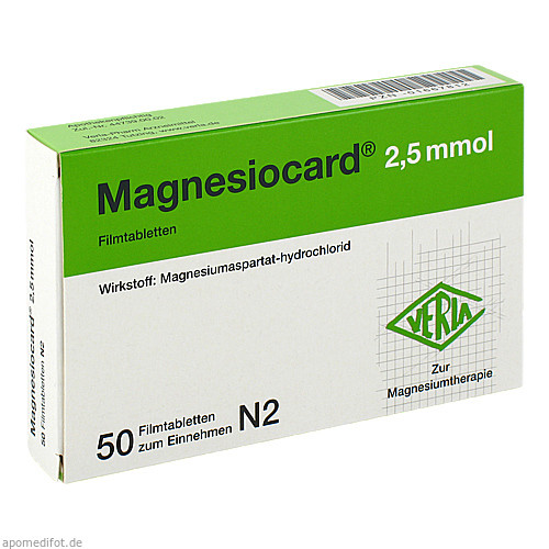 MAGNESIOCARD 2,5 mmol Filmtabletten