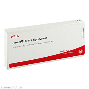 AURUM/STIBIUM/Hyoscyamus Ampullen