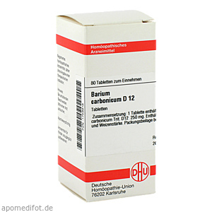 BARIUM CARBONICUM D 12 Tabletten