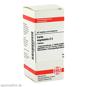 CARBO VEGETABILIS D 3 Tabletten