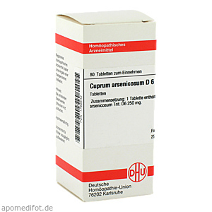 CUPRUM ARSENICOSUM D 6 Tabletten