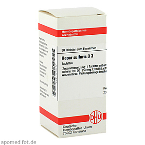 HEPAR SULFURIS D 3 Tabletten