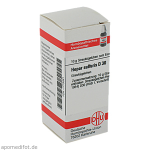 HEPAR SULFURIS D 30 Globuli