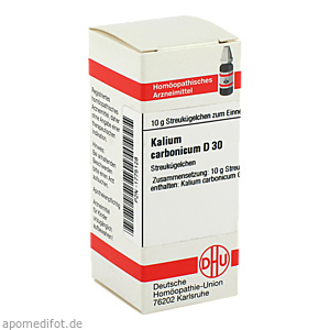 KALIUM CARBONICUM D 30 Globuli