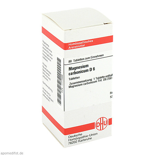 MAGNESIUM CARBONICUM D 6 Tabletten