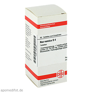 NUX VOMICA D 4 Tabletten