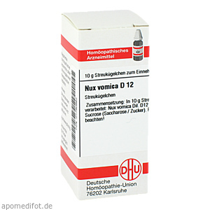 NUX VOMICA D 12 Globuli