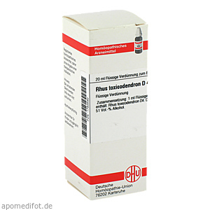 RHUS TOXICODENDRON D 4 Dilution