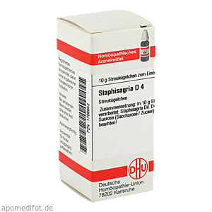 STAPHISAGRIA D 4 Globuli