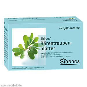 SIDROGA Bärentraubenblättertee Filterbeutel