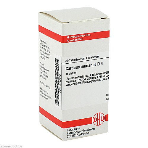 CARDUUS MARIANUS D 4 Tabletten