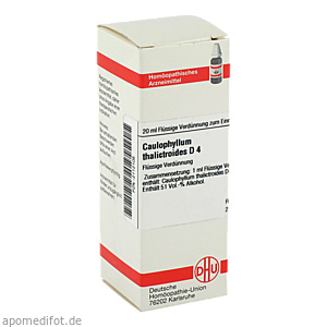 CAULOPHYLLUM THALICTROIDES D 4 Dilution