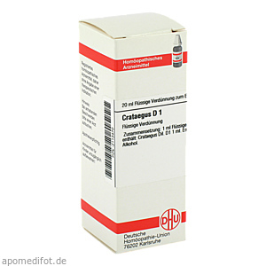 CRATAEGUS D 1 Dilution