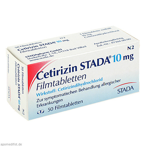 CETIRIZIN STADA 10 mg Filmtabletten