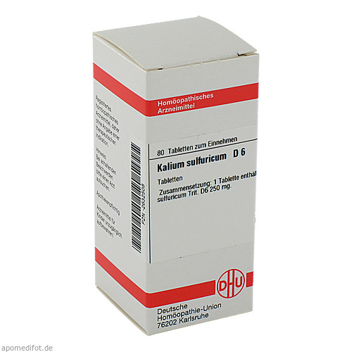 KALIUM SULFURICUM D 6 Tabletten