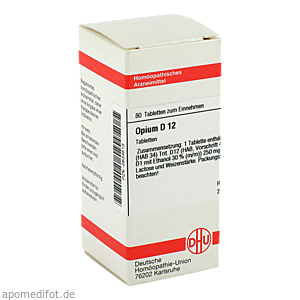 OPIUM D 12 Tabletten