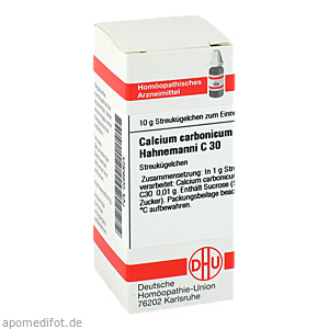 CALCIUM CARBONICUM Hahnemanni C 30 Globuli