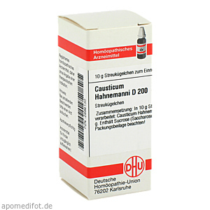 CAUSTICUM HAHNEMANNI D 200 Globuli