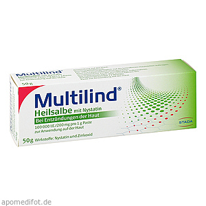 MULTILIND Heilsalbe m.Nystatin u.Zinkoxid