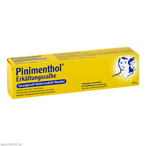 PINIMENTHOL Erkältungssalbe Eucal./Kiefern./Menth.