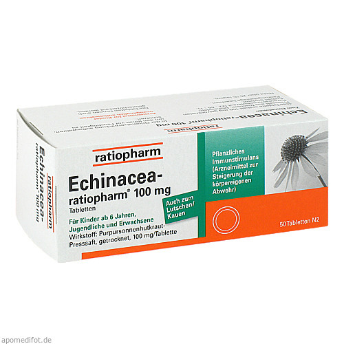 ECHINACEA-RATIOPHARM 100 mg Tabletten