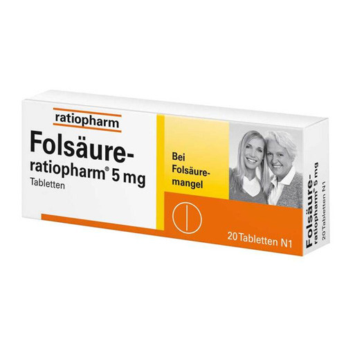 FOLSÄURE-RATIOPHARM 5 mg Tabletten