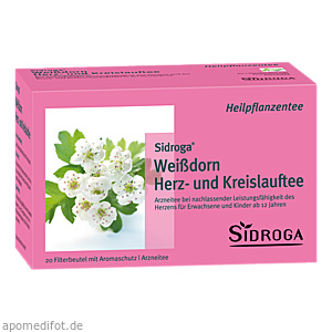SIDROGA Weißdorn Herz- und Kreislauftee Filterb.