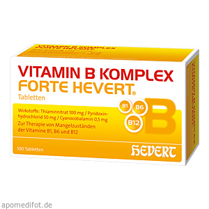 VITAMIN B KOMPLEX forte Hevert Tabletten