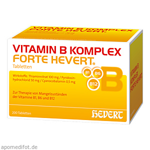 VITAMIN B KOMPLEX forte Hevert Tabletten
