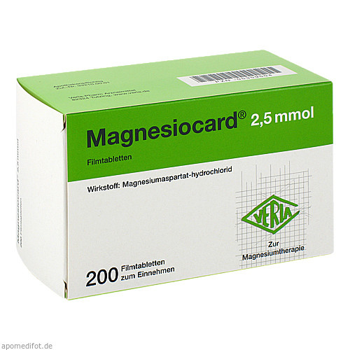 MAGNESIOCARD 2,5 mmol Filmtabletten