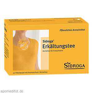 SIDROGA Erkältungstee Filterbeutel